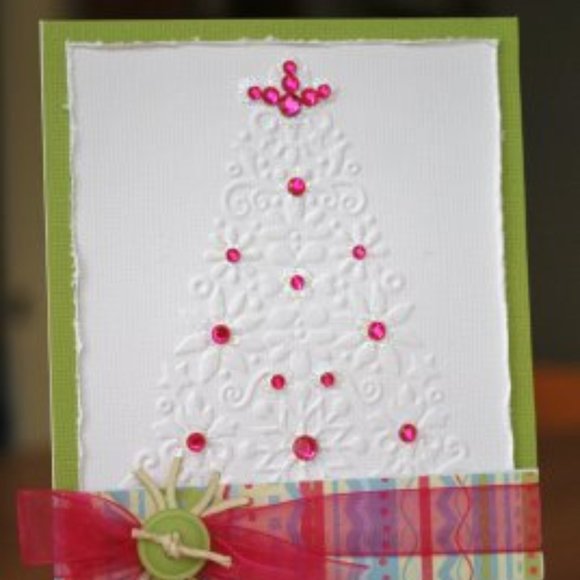 Cuttlebug 4 x 6 inches LACE TREE embossing folder - Picture 6 of 10